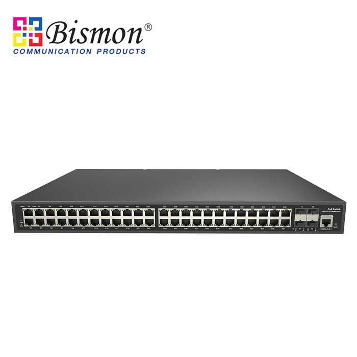 48-10-100-1000M-RJ45-ports-and-4-1-10G-SFP-fiber-L2-managed-PoE-switch